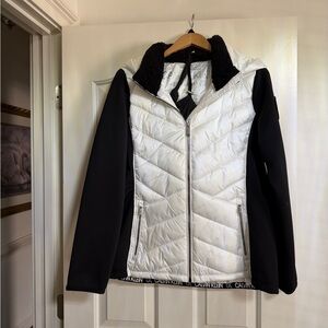 Calvin Klein Women's Two-Tone Puffer Jacket